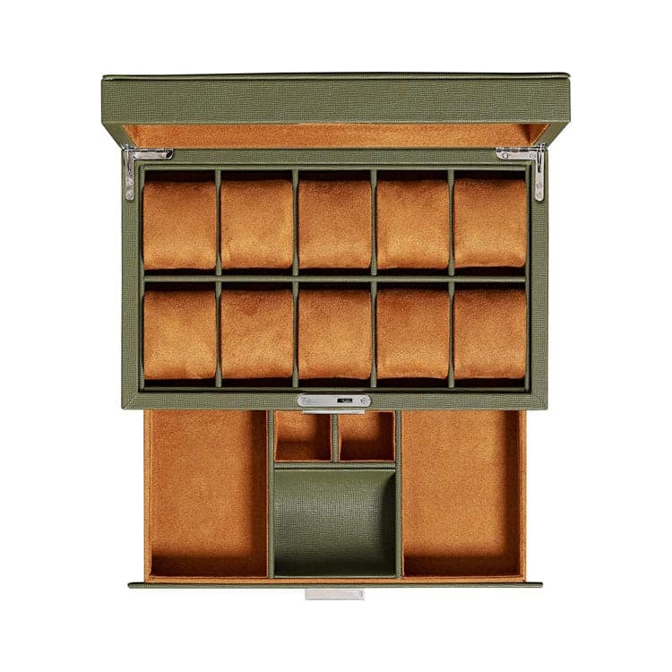 Luxury wooden watch presentation case